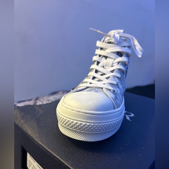 Men’s DiorB-23 hi top oblique canvas sneaker, size 41 - Picture 3 of 11